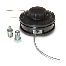   STIGA gyári damilfej, koppintós 109mm M8x1,25 LH és M10x1,25 LH belső menet (automata szálbefűzős)